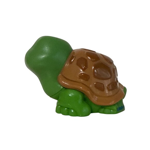 Fisher-Price Little People Turtle Figure Green & Brown Plastic Toy FHC48 - Picture 3 of 5